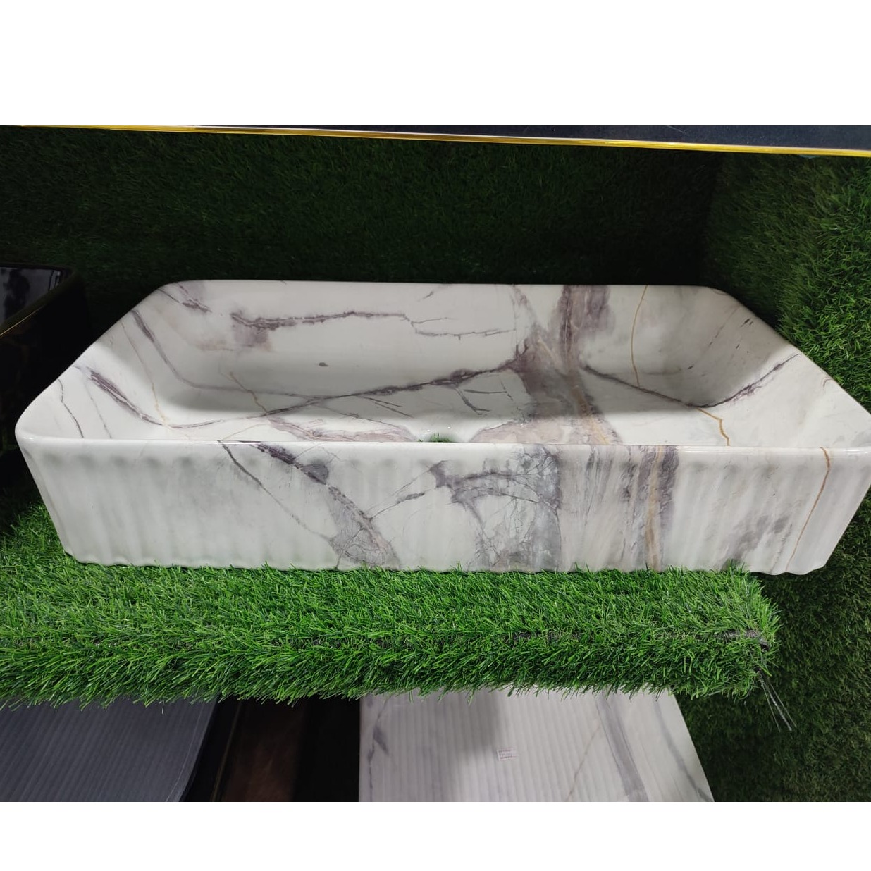 ART BASIN 600 MM LINE MARBLE